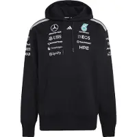 Adidas Sportsweatshirt 'Mercedes-AMG Petronas Formula 1 Team' lichtblauw / zwart / wit