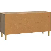 vidaXL TV Kast 102 x 34,5 x 50 cm Artisanaal eiken Bewerkt hout