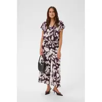 Kaffe Jumpsuit 'KAMira' bordeaux / wit