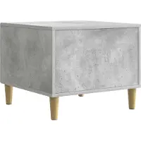 vidaXL Salontafel Betongrijs 50 x 49 x 40 cm Bewerkt hout
