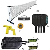 Sporti France Pickleball Wood Kit Transparant