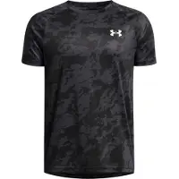 Under Armour UA Tech 2.0 SS-BLK Jongens Sportshirt - Zwart - Antraciet - Wit