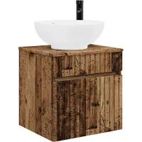 vidaXL Badkamermeubelset, 3 stuks, gerecycled hout, 49 x 44,5 x 66,5 cm