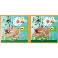 Scratch Magnetisch Puzzelboek To Go - Feest In De Tuin - 2 Magnetische Puzzels Van 20 Stuks - 3 Jaar
