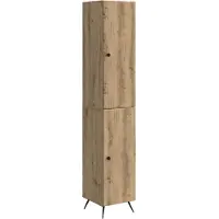 vidaXL Kast Set 2 st Bewerkt hout