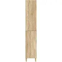 vidaXL Kast Set 2 st Sonoma Eiken Bewerkt hout