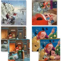 Marius van Dokkum kerstkaarten set van 2 doosjes