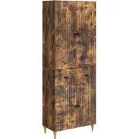vidaXL Kast Set 2 st Bewerkt hout