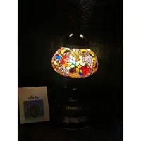 Halay Turkse sfeerlamp - handgemaakt met gekleurde mozaïek - E14 LED lamp inbegrepen - uniek design - veilig verpakt