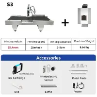 OEM Thermische inkjetprinters, automatische codeermachine, compact ontwerp, 25,4 mm printer