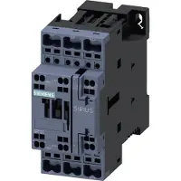 Siemens 3RT20252BB40, contactor, AC-3, 7,5 kW/400V, 1 normaal contact + 1 hulpcontact, 24V DC, 3-polig, beschermingsklasse S0