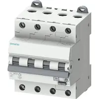 Siemens 4P RCBO Aardlekautomaat 16A 30mA Type A 6kA - 5SU13466FP16