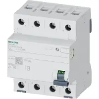 Siemens Aardlekschakelaar 4-polig 25 A 0.03 A 400 V Siemens 5SV33424
