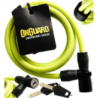 Onguard OG Serie - Fietsslot - Stalen Gevlochten Kabel - 150cm - Gele Vinyl Bescherming
