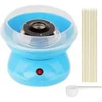 Aura Suikerspinmachines - Suikerspin - Suikerspinmachine - Met Accessoires - Blauw - 25cm x 22cm x 16cm