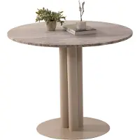 AEA Elegant eettafel, design met marmeren blad, luxueuze ronde tafels, meubels
