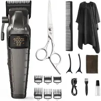 ProTrue Tondeuse Mannen Hoofdhaar 9100 RPM - Kappersset 20 Delig - Trimmer voor Hoofd & Baard - Haartrimmer Set met Kappersschaar