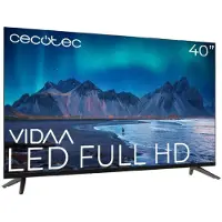 Cecotec 00991, 101,6 cm (40 inch), 1920 x 1080 pixels, LED, Smart TV, Wi-Fi, zwart