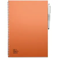MOYU Sunset Orange Erasable Notebook | MOYU Solid Elegance A4 / Hardcover