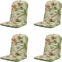 Madison kuipstoelkussen hoge rug axel - 96x45x3,5cm set van 4