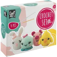 Craft ID - Crochet kit animals - 4 pcs (CR1721/GE)