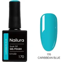 Nailura - Gel Polish 170 - Caribbean Blue - 10 ml
