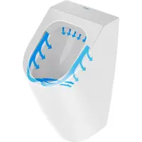 Duravit ME by Starck - Urinoir, achteraan gevuld,Rimless, wit 2812300000