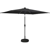 vidaXL Tuinhaard met LED-verlichting en basis 200 x 300 cm Polyester