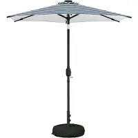 vidaXL Tuinhaard met LED-verlichting en basis 230 x 230 cm Polyester