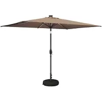 vidaXL Tuinhaard met LED-verlichting en basis 200 x 300 cm Polyester