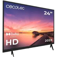 Cecotec 02610, 61 cm (24 inch), 1366 x 768 pixels, HD, LED, zwart