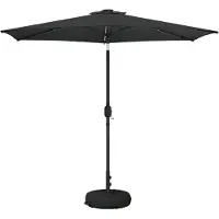 vidaXL Tuinhaard met LED-verlichting en basis 270 x 270 cm Polyester