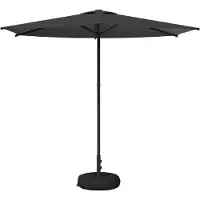 vidaXL Tuinparasol met voet 270 x 270 cm Polyester Rechthoekig
