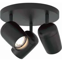 Astro Koto Triple Round Spotlight Matt Black