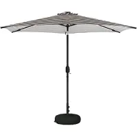 vidaXL Tuinhaard met LED-verlichting en basis 300 x 300 cm Polyester