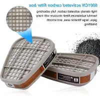 OEM Katoenen inlegfilters, 50 stuks, geschikt voor modellen 6000, 6200, 7502, 6800, 7501 en FF402 - Hoge kwaliteit
