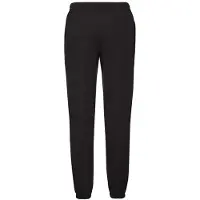 Fruit Of The Loom Heren Klassiek Elastisch Manchet Joggingbroek (Zwart)