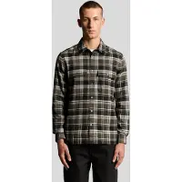 Lyle & Scott Overhemd bruin / lichtgrijs / zwart