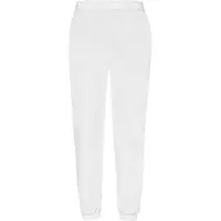 Fruit Of The Loom Klassieke uniseks joggingbroek met elastische manchetten (Wit)