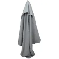 Artg Baby handdoek met capuchon (Lichtgrijs)