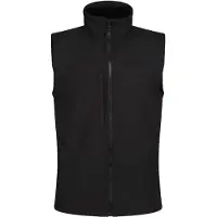 Regatta Heren Flux Softshell Gilet (Zwart)