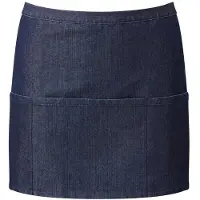 Premier Colours Collectie Denim schort met 3 zakken (Indigo Denim)