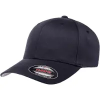 Flexfit Wollige gekamde muts (Donkere marine)