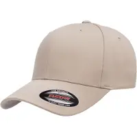 Flexfit Wollige gekamde muts (Steen)