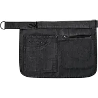 Premier Metro Utility Denim Heupschort (Zwarte denim)