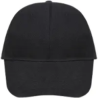 Sols Buffalo 6 panel baseballpet (Zwart)