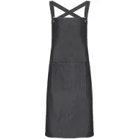 Premier Barista Slabbenschort met gekruiste rug (Zwarte denim)