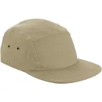Beechfield Canvas 5-paneel baseballpet voor volwassenen (Woestijnzand)