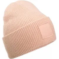 Beechfield Tonale patch muts met diepe manchet (Perzik)