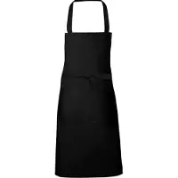 Link Kitchen Wear Hobby Katoenen Schort (Zwart)